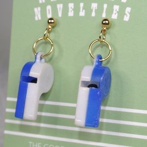 SOLD Gumball Charm Whistle Earrings